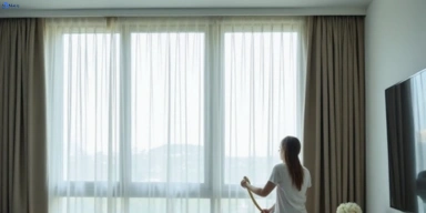 Delicate sheer drape cleaning north-lakes Matty Curtain Cleaning