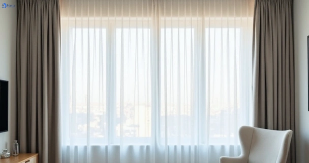 Restored vibrant drapes in north-lakes QLD after Matty Curtain Cleaning